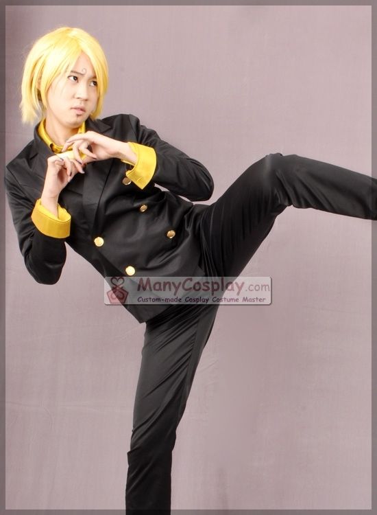 One Piece Sanji Custom made anime Cosplay Costumes  