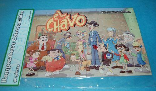 CHAVO DEL OCHO CHESPIRITO BOLAÑO PUZZLE ARGENTINA RARE  