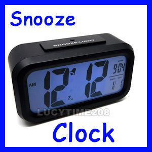 Snooze Light big LCD Digital Backlight Alarm Clock ▲  