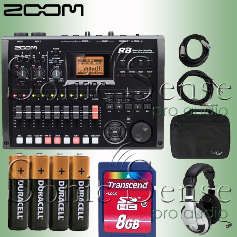 Zoom R8 R 8 Track Multi Channel Digital Studio Recorder  