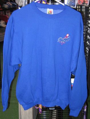 Los Angeles Dodgers Blue Crew Neck Mens Sweatshirt  