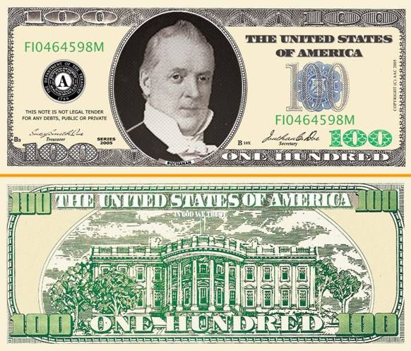 100 PLAY POKER MONEY DOLLAR BILL (100/$13.99)  