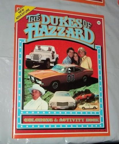 Vintage Dukes Of Hazzard Coloring & Activity Book NOS  