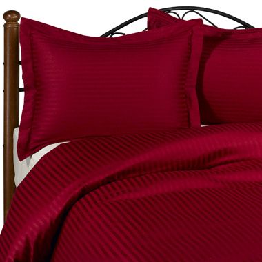 1200TC Burgundy Twin XL 2pc DUVET COVER & 3pc SHEET SET  