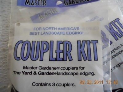 YARD & GARDEN LANDSCAPE EDGING COUPLER KIT 2PC  