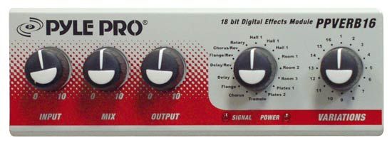 NEW 18 BIT DIGITAL MULTI EFFECTS PROCESSOR   PPVERB16  