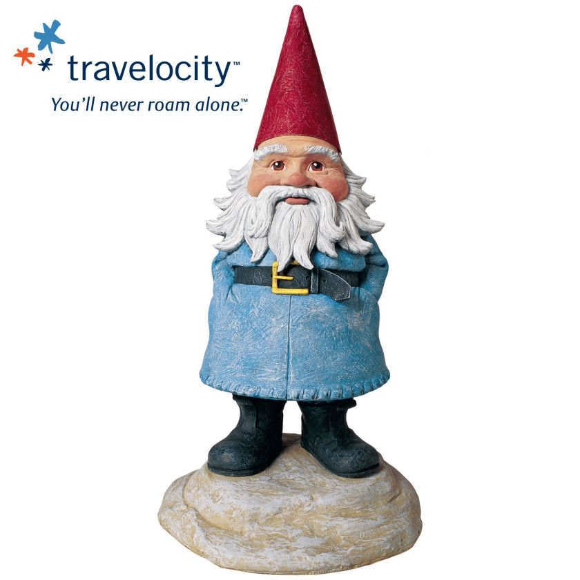 TRAVELOCITY GNOME GARDEN GNOME DECORATIVE GNOME 13  