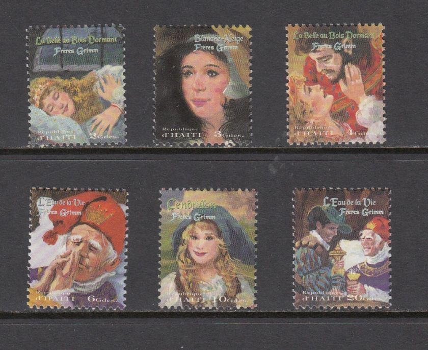 GRIMMS FAIRY TALES   Haiti   1998 set of 6  MNH  W281  