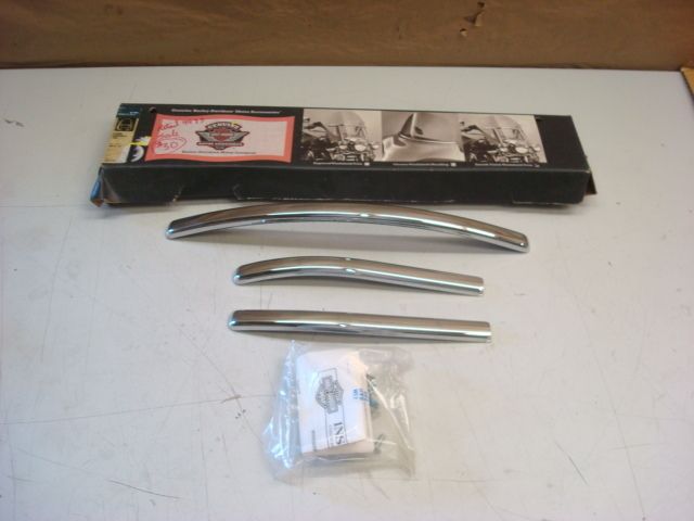 HARLEY DAVIDSON CHROME WINDSHIELD TRIM PART # 58312 95 SET NEW  