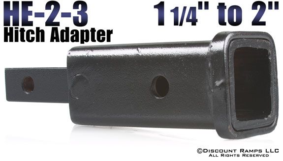 to 2 TRAILER HITCH RECEIVER 6 EXTENSION ADAPTOR CLASS 2 OR 3 