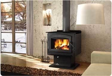 Napoleon 1450 EPA Independence Wood Burning Stove Cast Iron Painted 