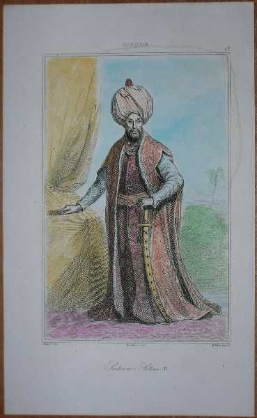 1840 print SULTAN SELIM II, OTTOMAN EMPIRE (17)  