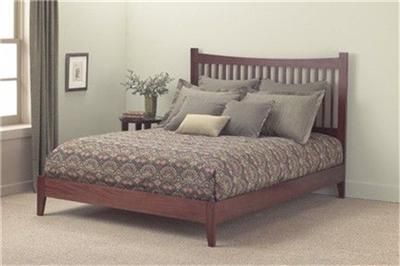 King Size Jakarta Platform Bed   Mahogany  