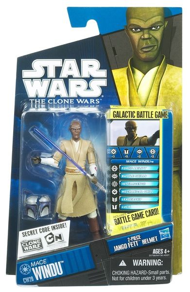 Star Wars CW20 Mace Windu Action Figure  