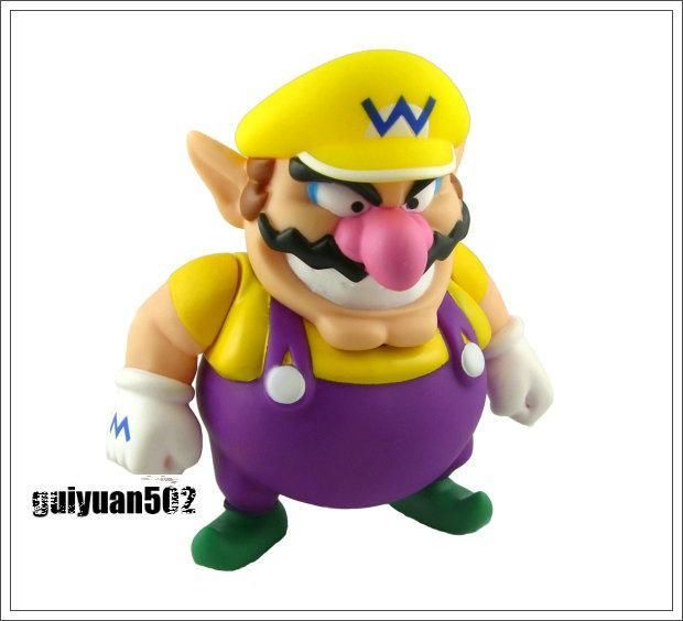 Super Mario Bros 5 Wario Action Figure Doll Toy New  