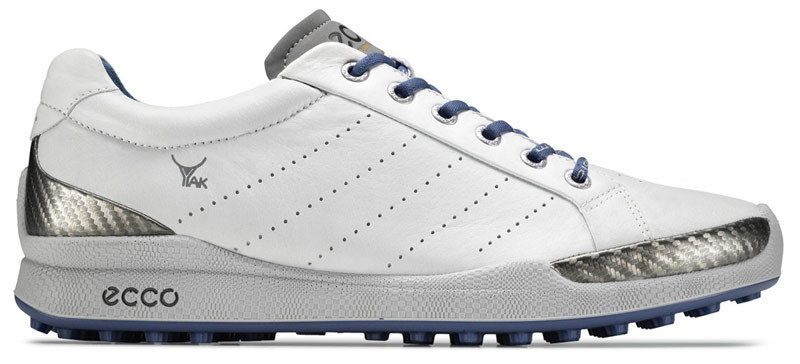 ECCO BIOM HYBRID GOLF SHOES MEN 2012 WHITE/ROYAL 737428882818  