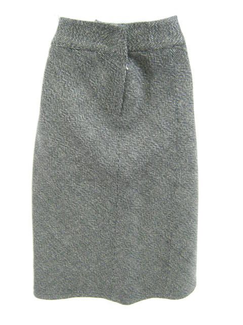 NWOT NARCISO RODRIGUEZ Black Wool A Line Skirt Sz. 10  