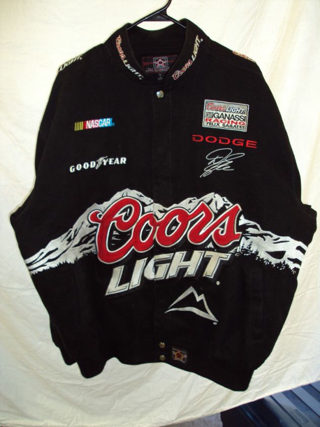 JH Design   Coors Light NASCAR Jacket   XL  