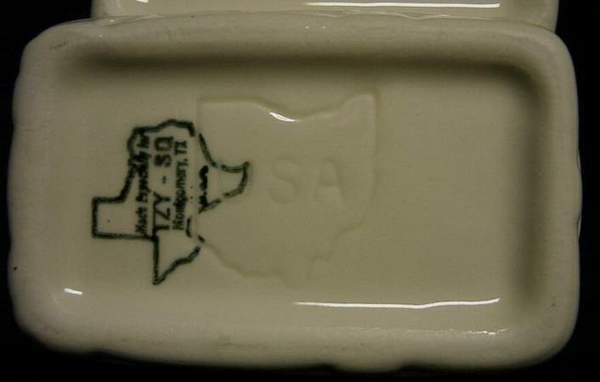 Oblong Advertising Bowls= TEXAS ~Buckeye Stoneware~  