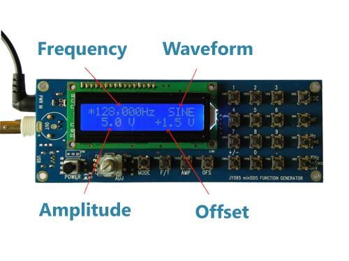 Portable miniDDS Digital Function Generator & Servo Controller FG 085 