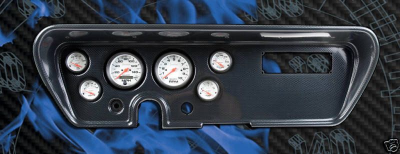 66 Pontiac GTO CF Dash w/ Phantom Gauges  