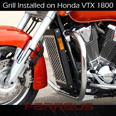   Radiator Circle Punch Grille Grill M109 R Chrome Polished Stainless