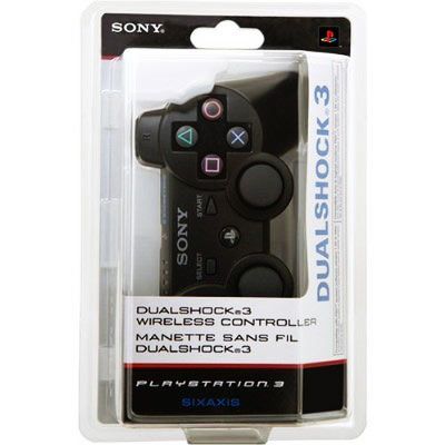 GENUINE SONY PS3 DUALSHOCK 3 WIRELESS CONTROLLER BLACK  