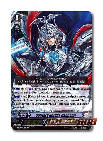   Vanguard x 1 Solitary Knight, Gancelot   Double Rare (RR)   BT01/010EN