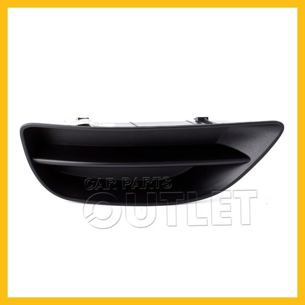   COROLLA FRONT BUMPER OUTER GRILLE FOG LAMP HOLE COVER PLASTIC BLACK RH