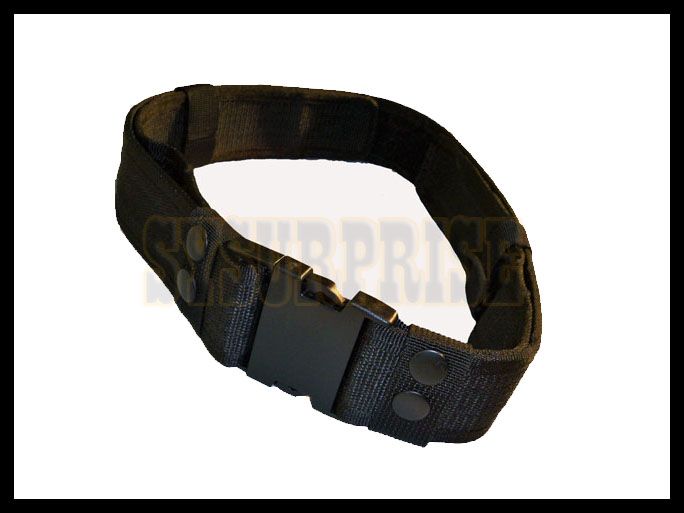 Airsoft Combat POLICE Tactical 2 Belt Nylon Sam Brown  