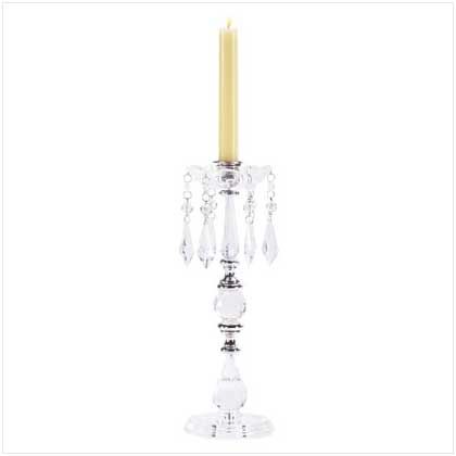 50 WEDDING SUPPLIES CRYSTAL LOOK JEWELED CANDLEHOLDERS  