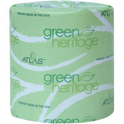 Atlas Paper Mills Green Heritage Toilet Tissue, Individually Wrapped 