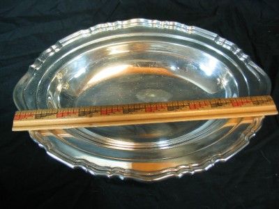 INTERNATIONAL SILVER COVERED SERVING PLATE TUREEN DISH  