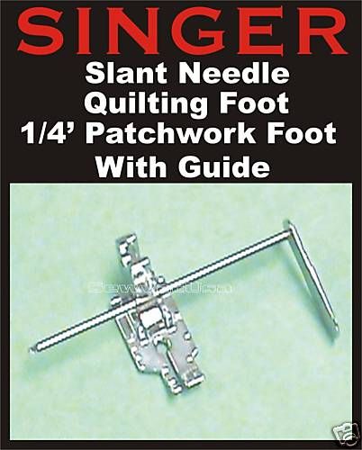 Slant Needle 1/4 Quilting Foot Fits Singer 301 & More  