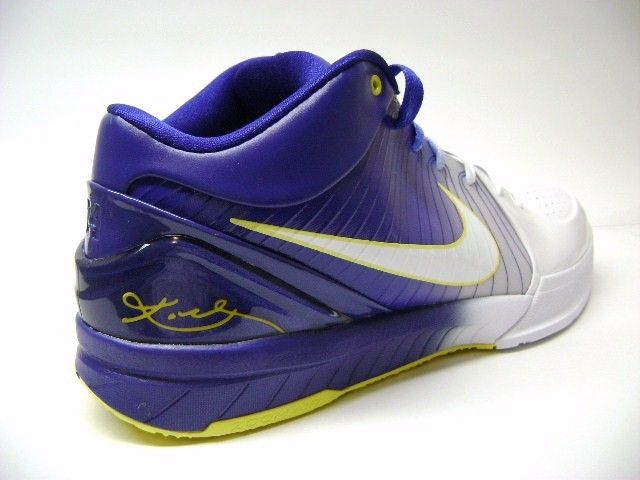 NIKE ZOOM KOBE IV GRADIENT LAKERS HOME SIZE US MENS 11.5  