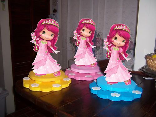 STRAWBERRY SHORTCAKE BIRTHDAY PARTY CENTERPIECE GIRL  