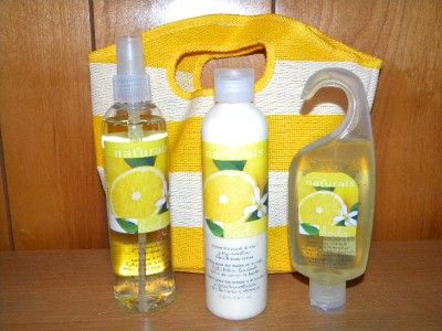 Avon Lemon Blossom and Basil 4 Piece Set New Fragrance  