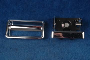   88 94 CHEVY PICKUP TRUCK METAL CHROME TAILGATE HANDLE & BEZEL TRIM SET