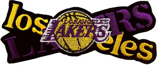 NBA LA LAKERS BASKETBALL EMBROIDERED PATCH #15  