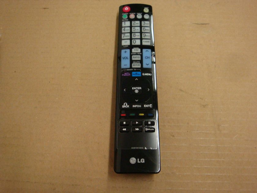 LG LCD / PLASMA TV REMOTE CONTROL AKB7294042  