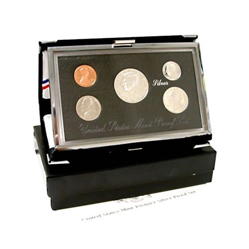 1994 Silver Premier Proof Coin Set US Mint  